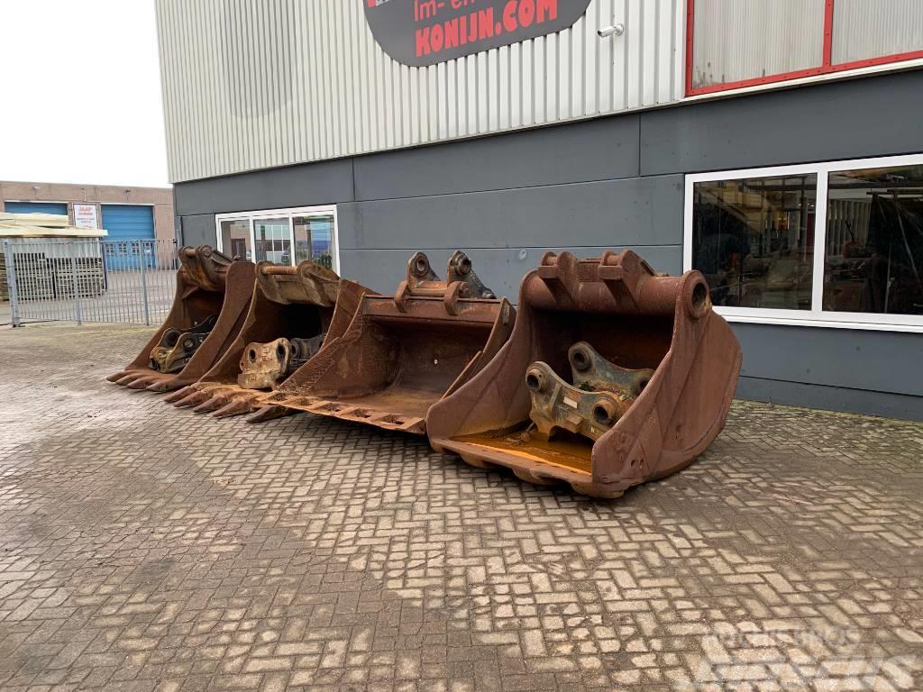 Hitachi Buckets/loffels with couplers ZX470/520 Skuffer
