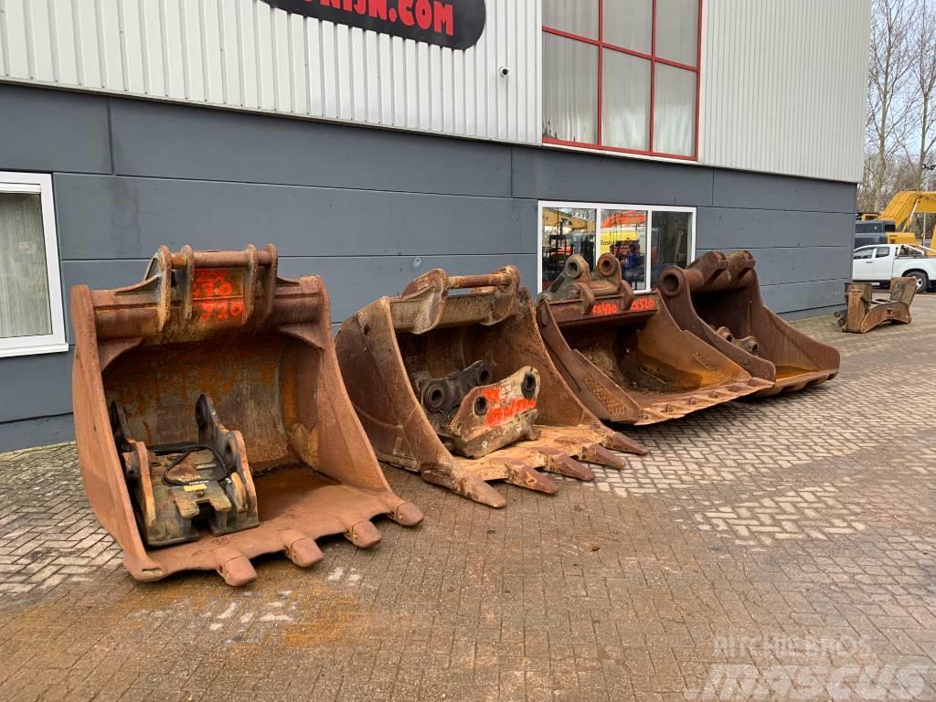 Hitachi Buckets/loffels with couplers ZX470/520 Skuffer