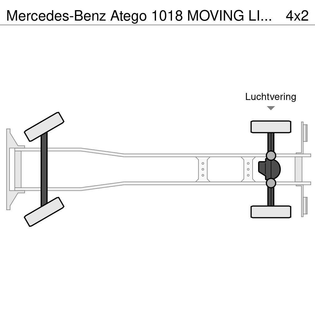 Mercedes-Benz Atego 1018 MOVING LIFT - GOOD WORKING CONDITION Skapbiler