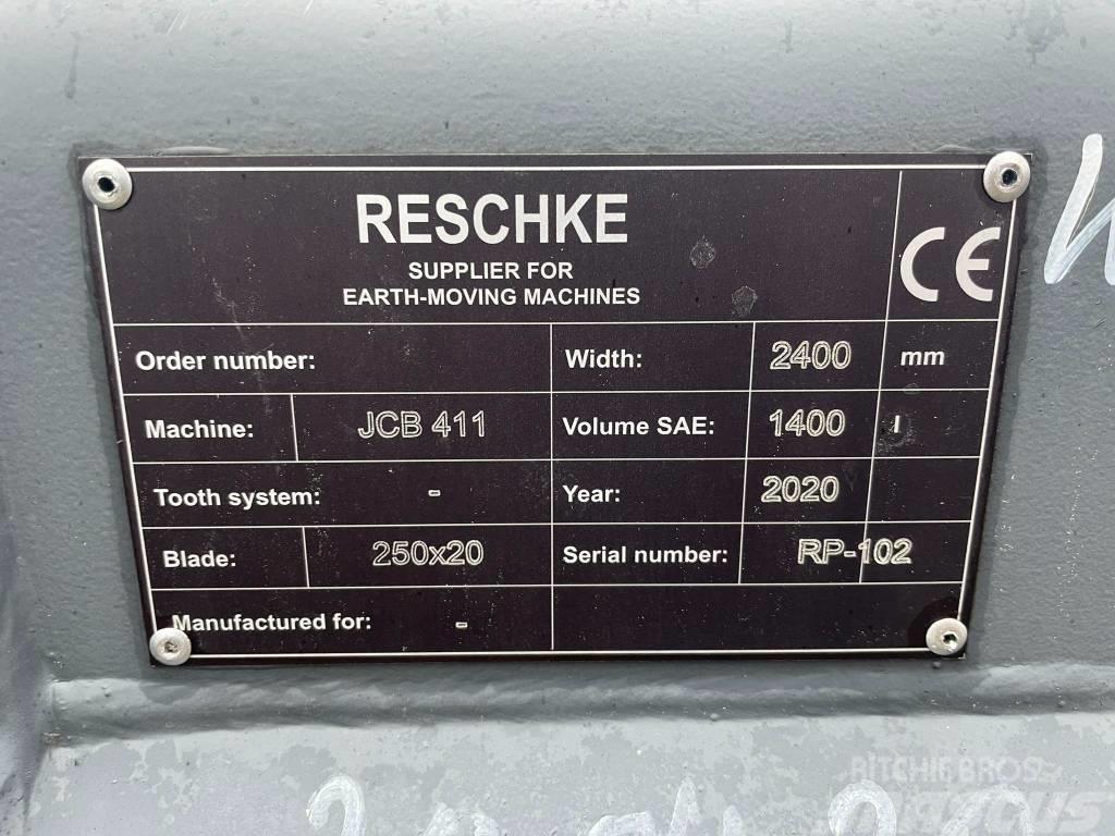 Reschke Łyżka ładowarkowa 2400mm 1,4m3 Skuffer