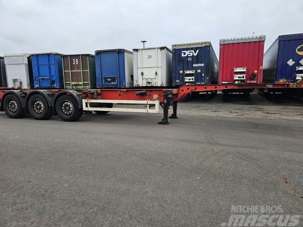 Krone SD 27 | 3 axle container chassis | 4740 kg | Saf D Containerchassis Semitrailere