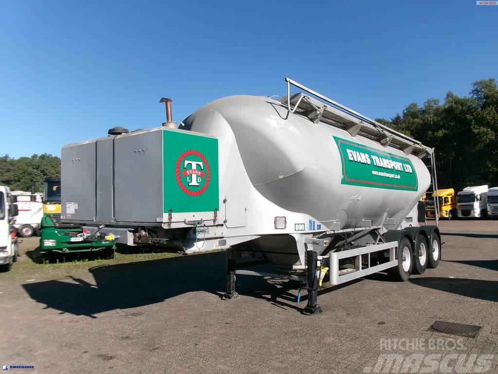 Spitzer Powder tank alu 37 m3 / 1 comp + compressor Tanksemi