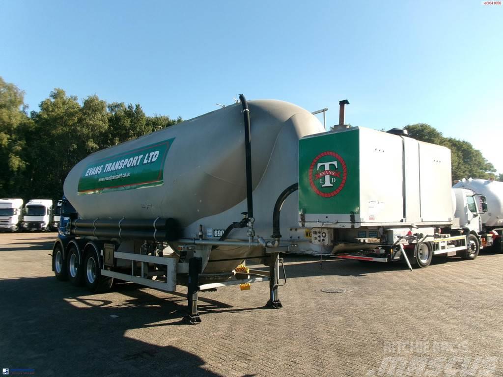 Spitzer Powder tank alu 37 m3 / 1 comp + compressor Tanksemi