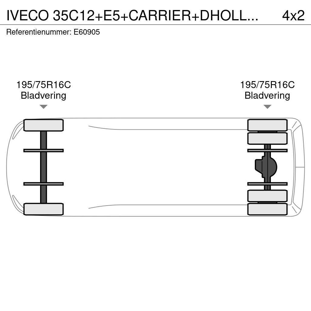 Iveco 35C12+E5+CARRIER+DHOLLANDIA Skap FRC