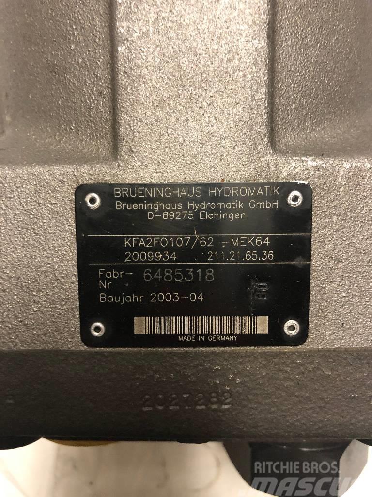 Brueninghaus Hydromatik KFA2FO107/62 -MEK64 Andre komponenter