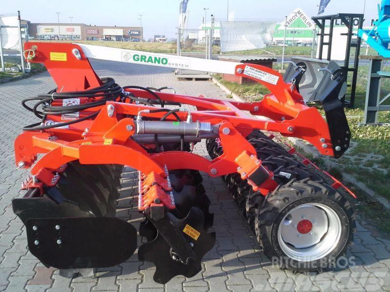 Top-Agro GRANO Disc harrow + lift + tires roller 2,5m Skålharver