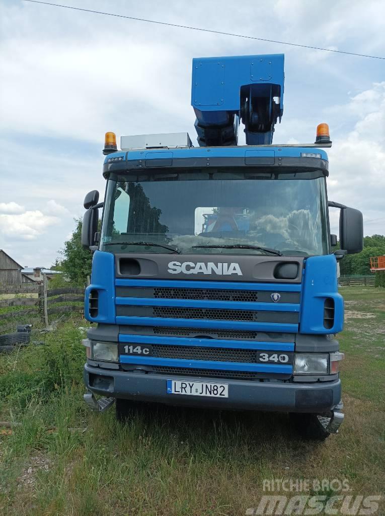Scania 124 Bilmontert lift