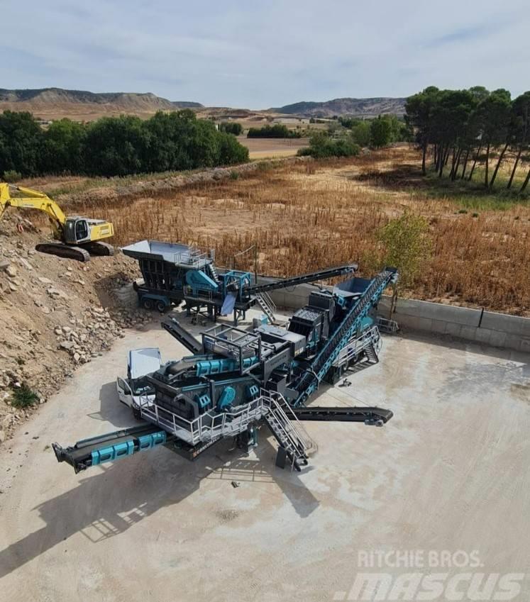 Constmach 120-150 TPH Mobile Crushing Plant Jaw & Impact Mobile knuseverk