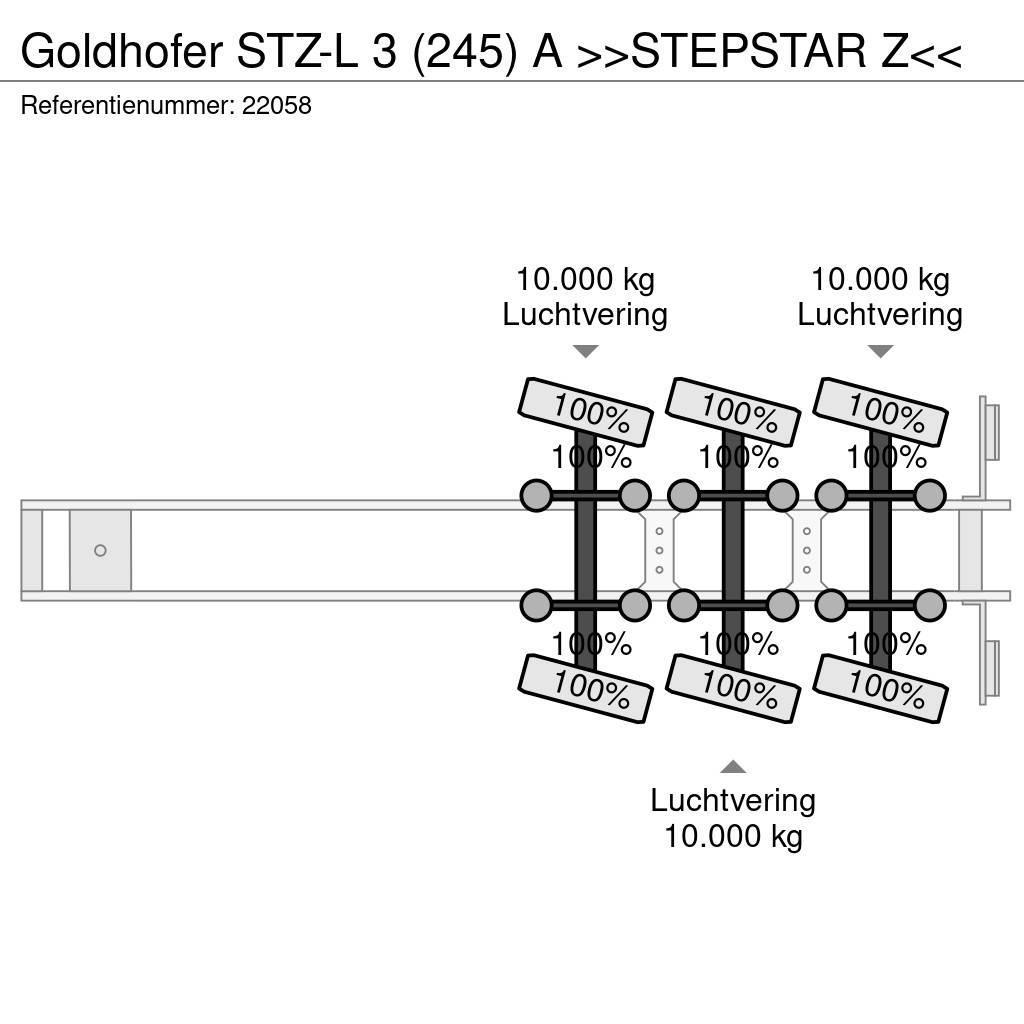 Goldhofer STZ-L 3 (245) A >>STEPSTAR Z<< Brønnhenger semi