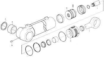 Volvo Kit reparare cilindru hidraulic - VOE15173429 Hydraulikk