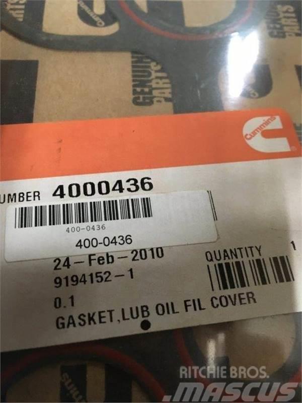 Cummins Oil Filter Gasket - 4000436 Andre komponenter