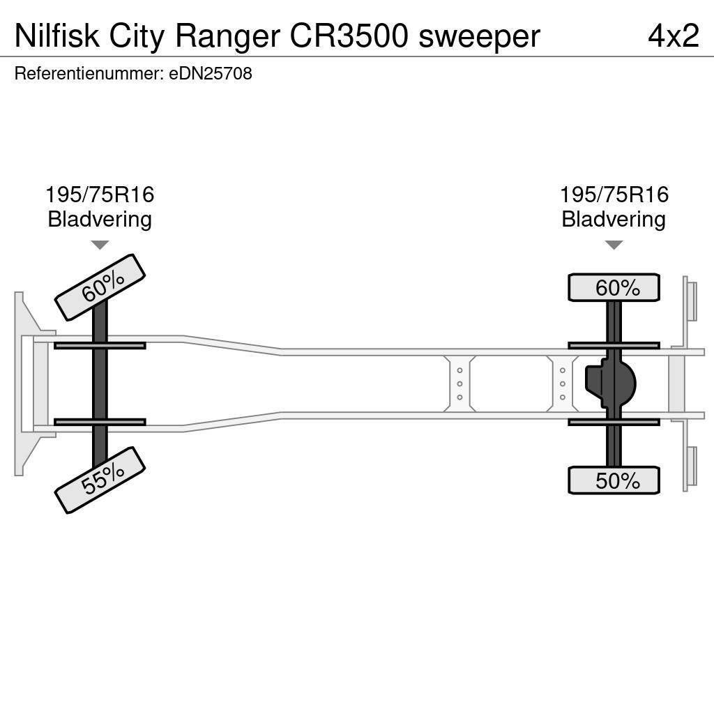 Nilfisk City Ranger CR3500 sweeper Slamsugere