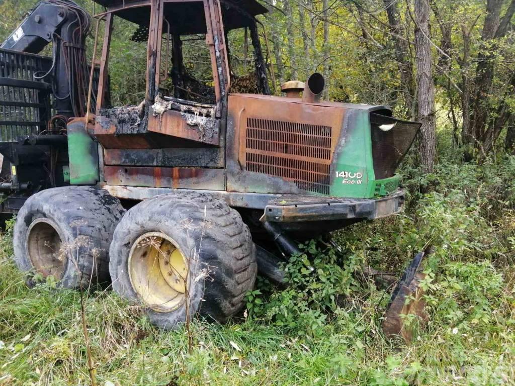 John Deere 1410 D breaking for parts Traktor med skogsutstyr