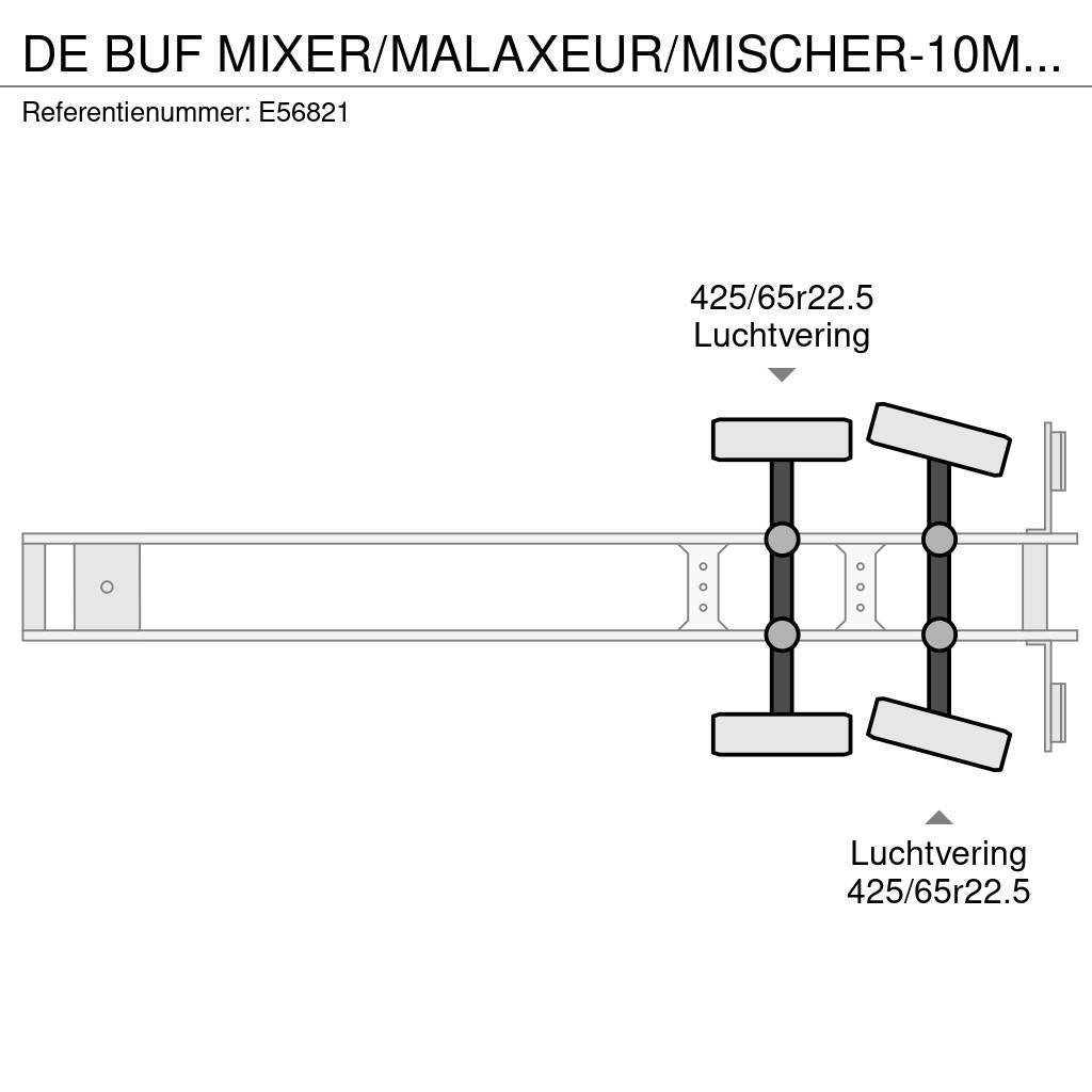  De Buf MIXER/MALAXEUR/MISCHER-10M3 (gestuurd/gelen Andre semitrailere