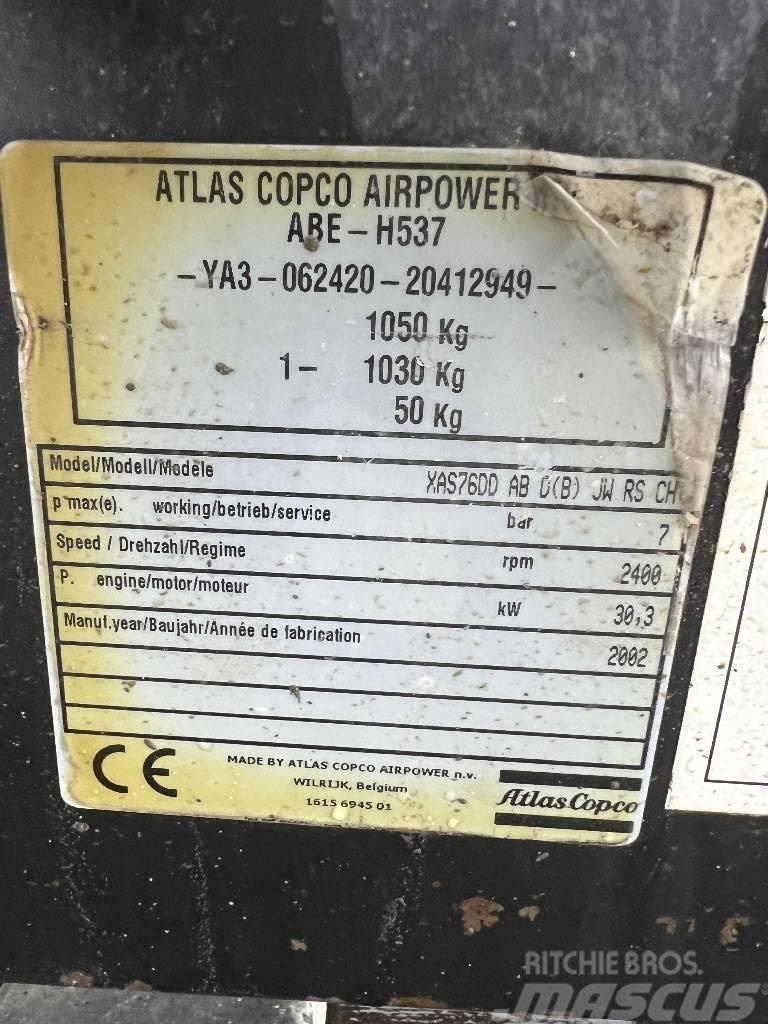 Atlas Copco XAS 76 DD AB*Luftkompressor* Kompressorer