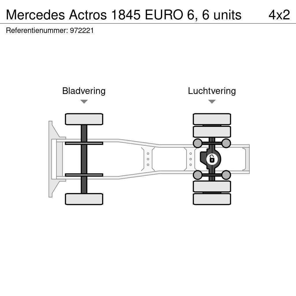 Mercedes-Benz Actros 1845 EURO 6, 6 units Trekkvogner