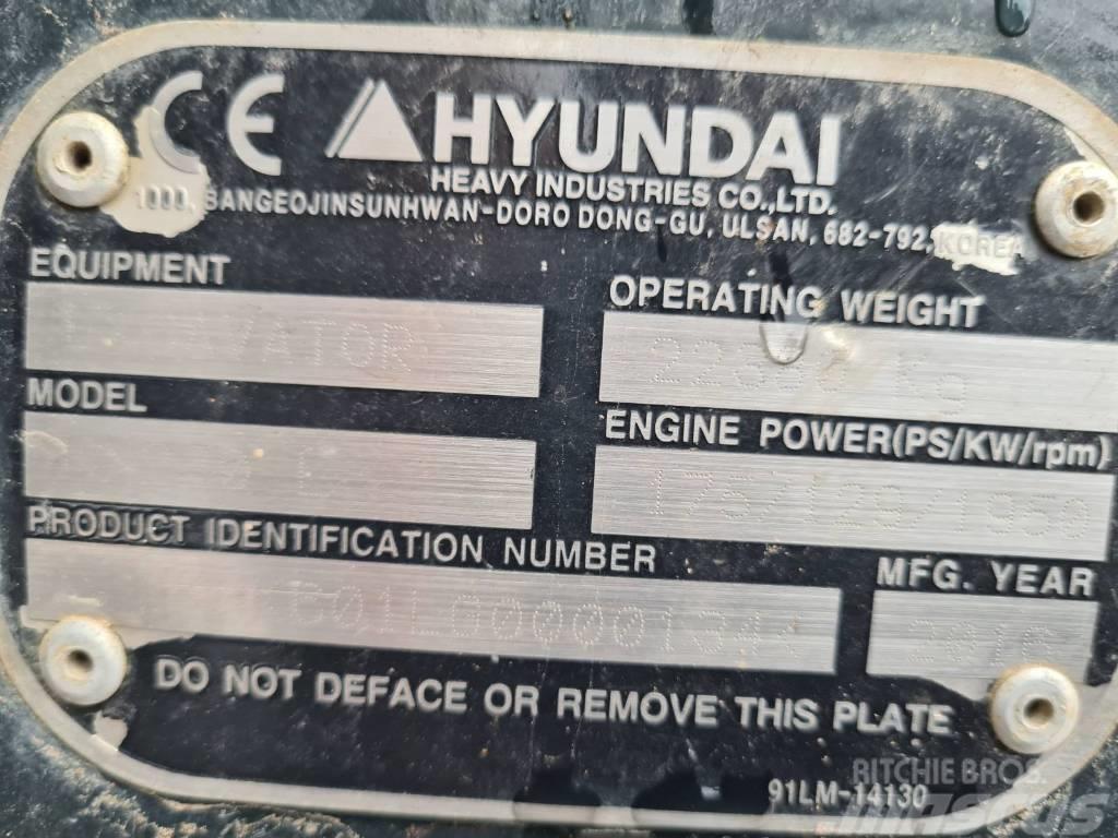Hyundai HX 220 L Beltegraver