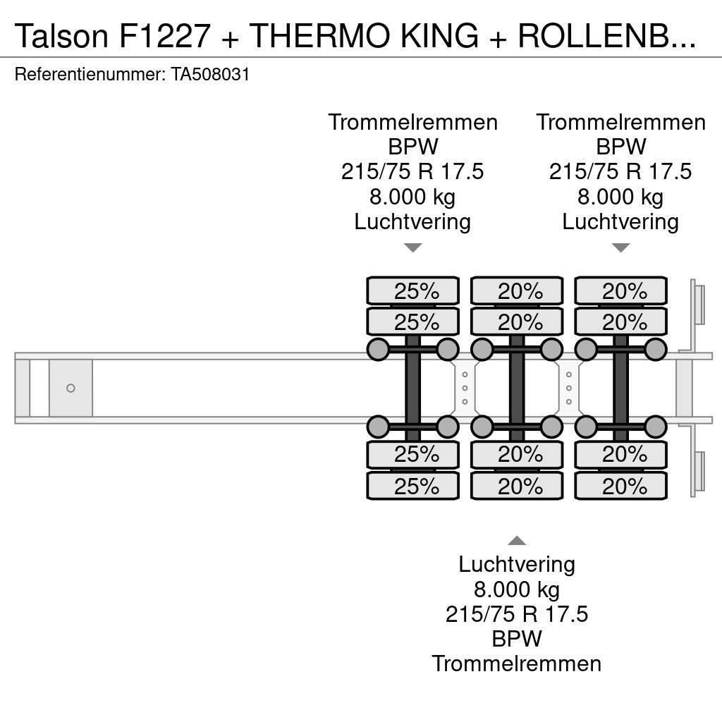 Talson F1227 + THERMO KING + ROLLENBANEN - MEGA Frysetrailer Semi
