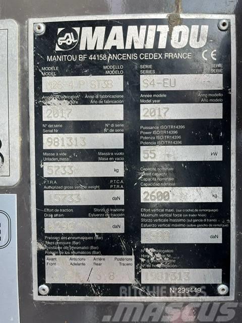 Manitou M 26.4 Terrenggående gaffeltruck