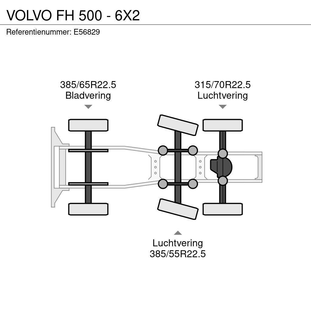 Volvo FH 500 - 6X2 Trekkvogner