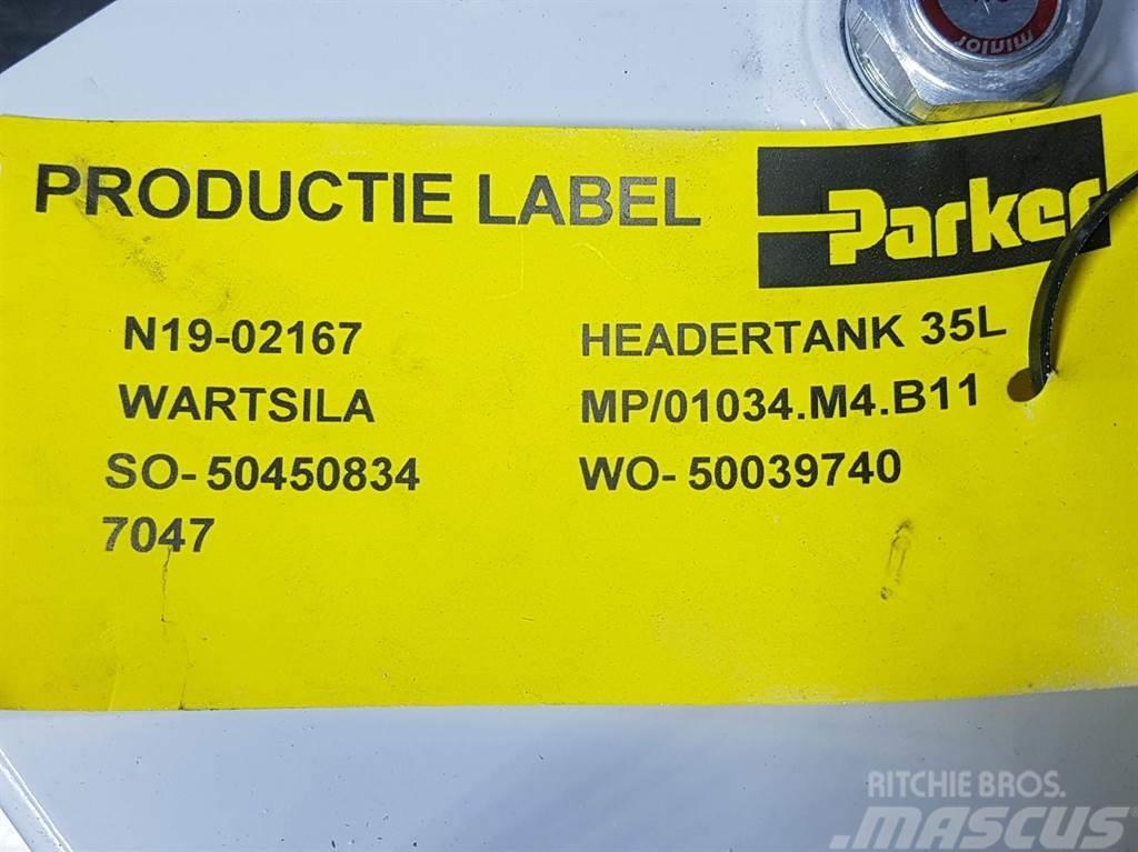 Parker - Headertank 35L - Tank/Behälter/Reservoir Hydraulikk