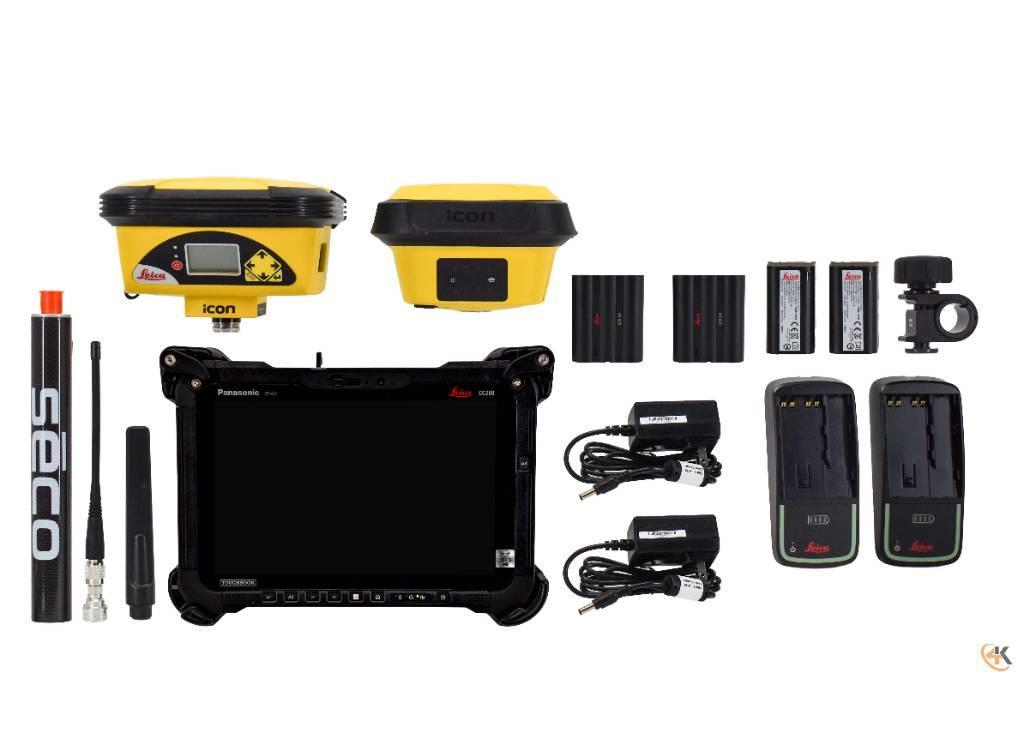 Leica iCON iCG60 iCG70 450-470MHz Base/Rover, CC200 iCON Andre komponenter