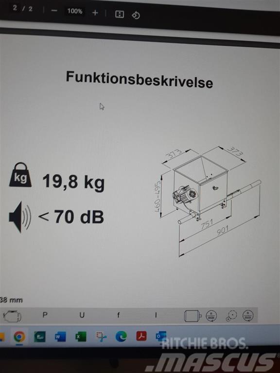 Funki 60 mm optagerstation 2 stk. Livdyr annet utstyr