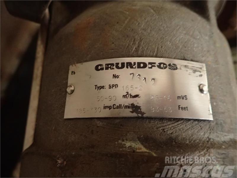 Grundfos SPD-165-2, 50-900m3/time, 7,5 hk Andre komponenter