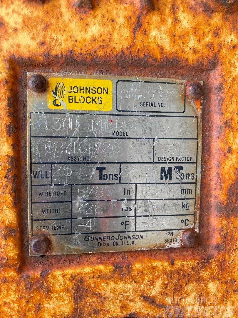 Johnson J30D 14BTAB Kran deler og utstyr