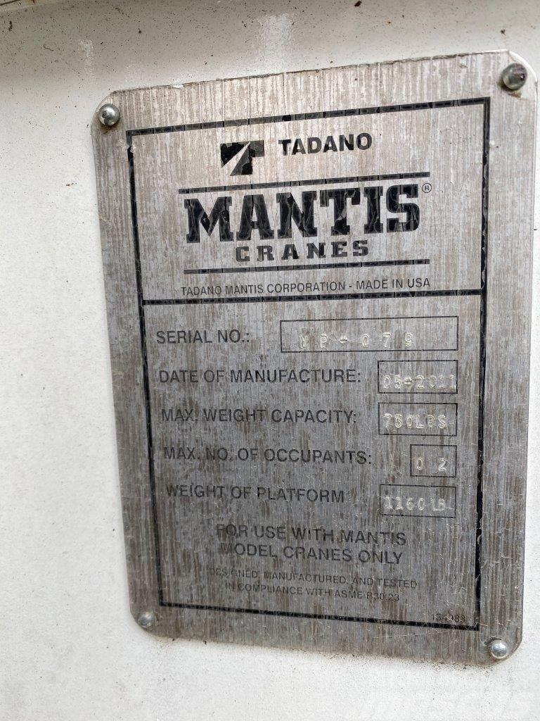 Mantis  Kran deler og utstyr