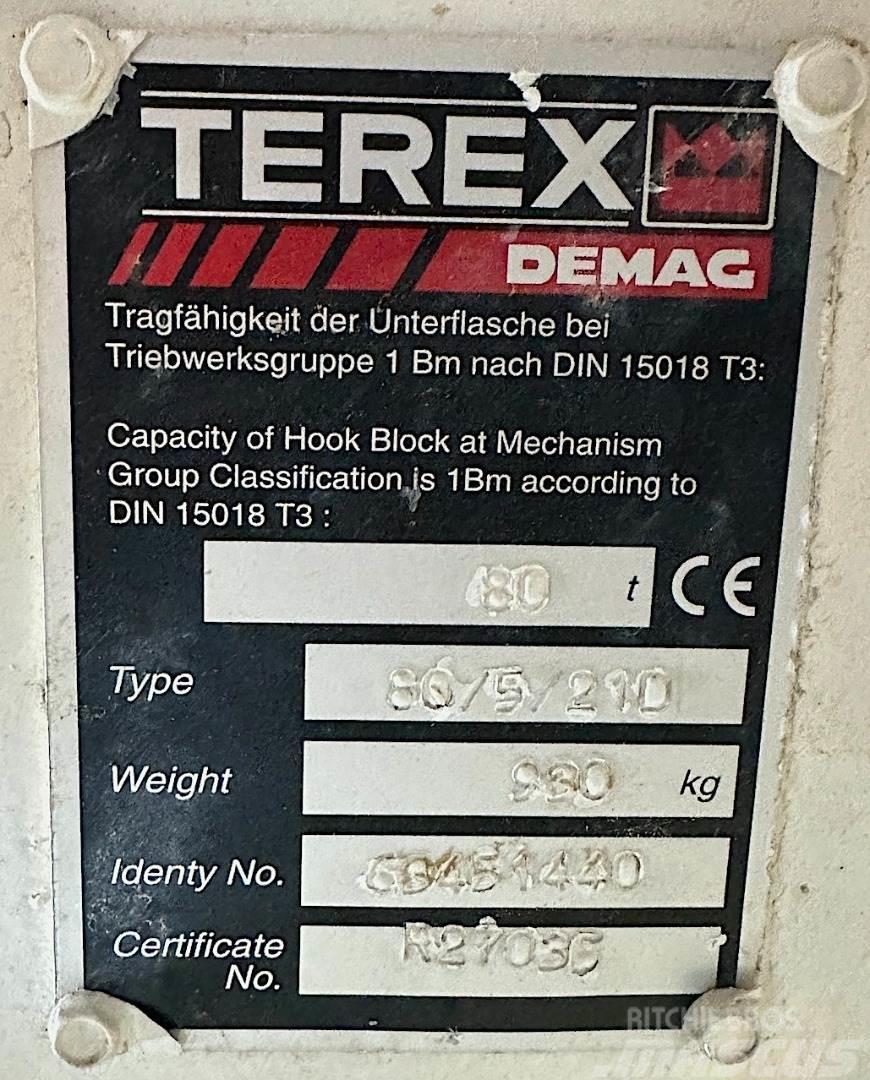 Terex Demag R27035 Kran deler og utstyr
