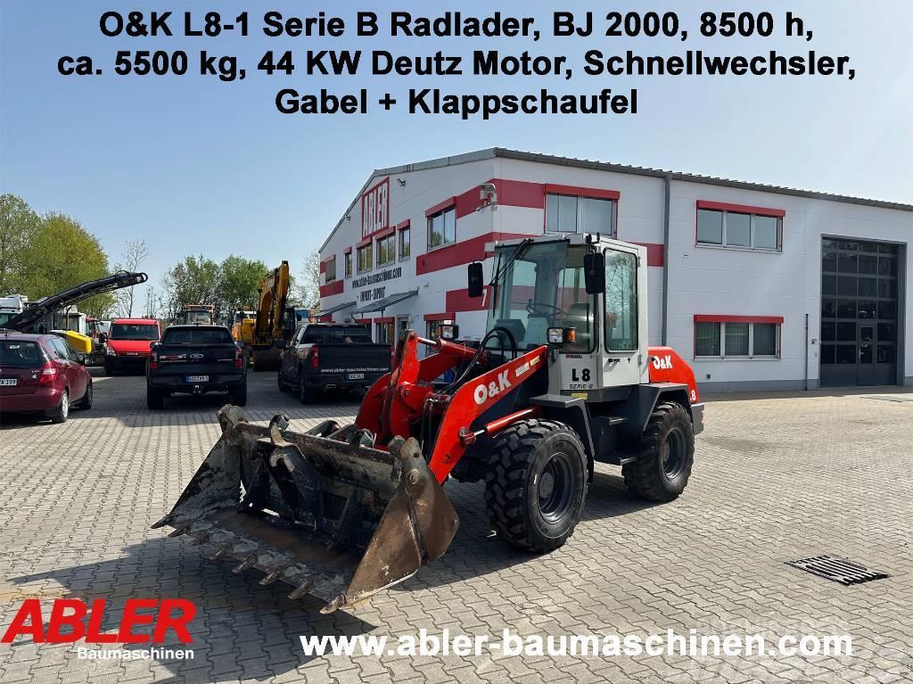O&K L 8-1 Serie B Radlader Gabel+Schaufel+SW Hjullastere