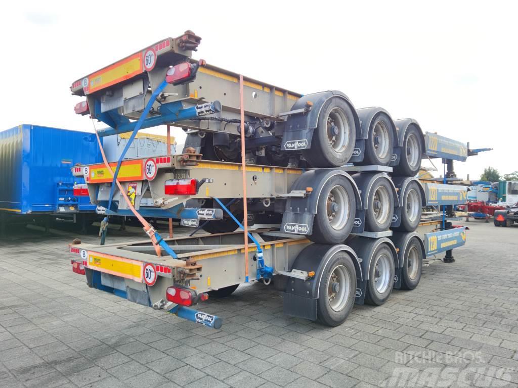 Van Hool A3C002 3 Axle ContainerChassis 40/45FT - Galvinise Containerchassis Semitrailere