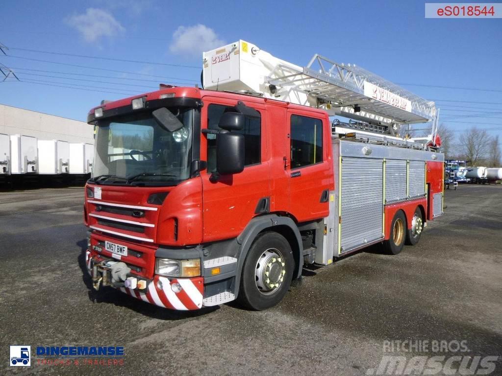 Scania P310 6x2 RHD fire truck + pump, ladder & manlift Brannbil