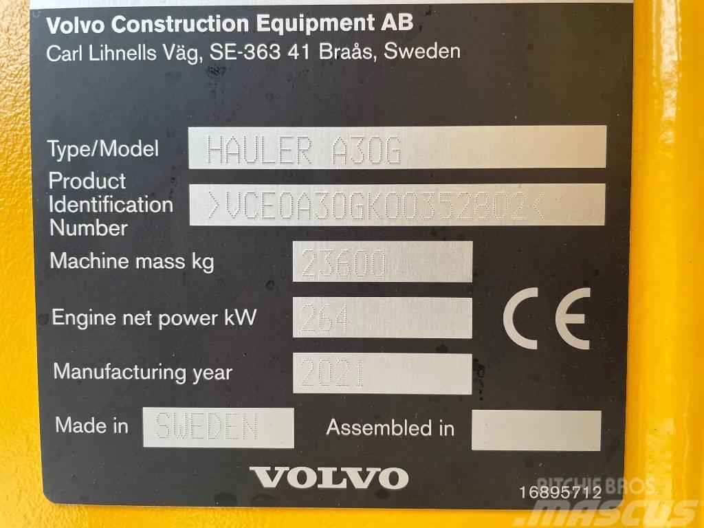 Volvo A30G Rammestyrte Dumpere