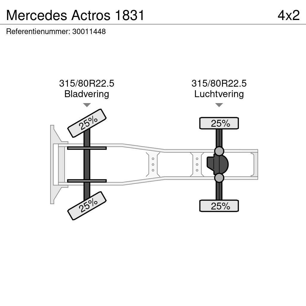 Mercedes-Benz Actros 1831 Trekkvogner