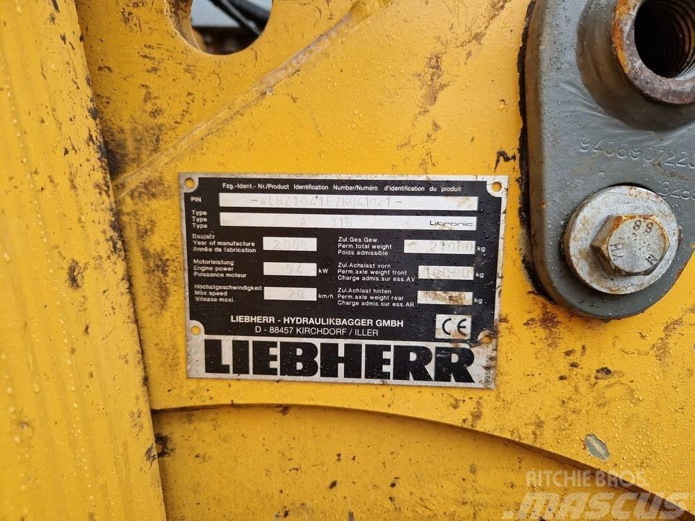 Liebherr A 316 Litronic Gravemaskiner for avfallshåndtering