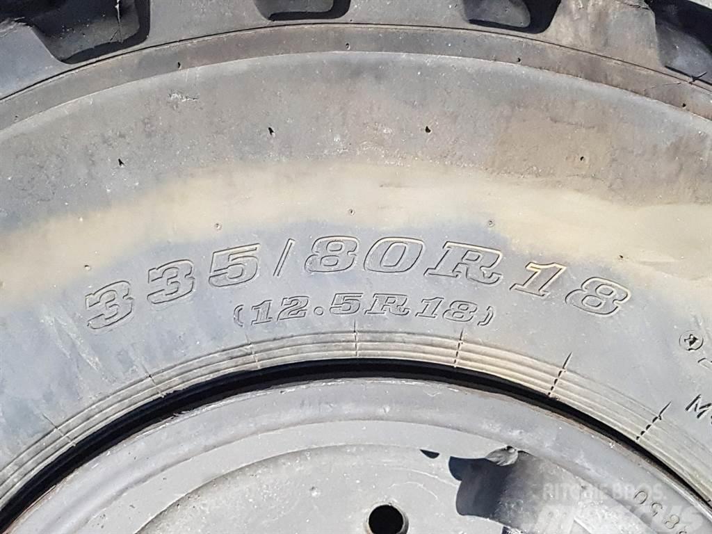 Ahlmann AS50-Solideal 12.5-18-Dunlop 12.5R18-Tire/Reifen Dekk, hjul og felger