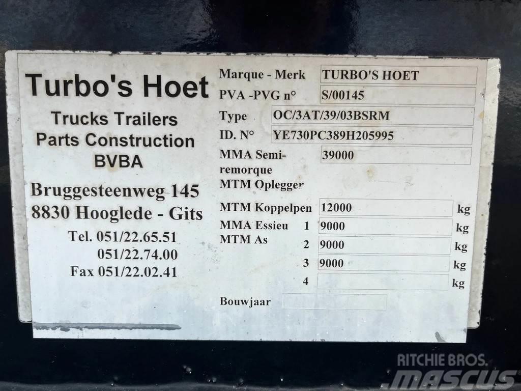  Turbo'sHoet 1x20ft - BPW - ADR(FL,AT,OX) - Perfect Containerchassis Semitrailere
