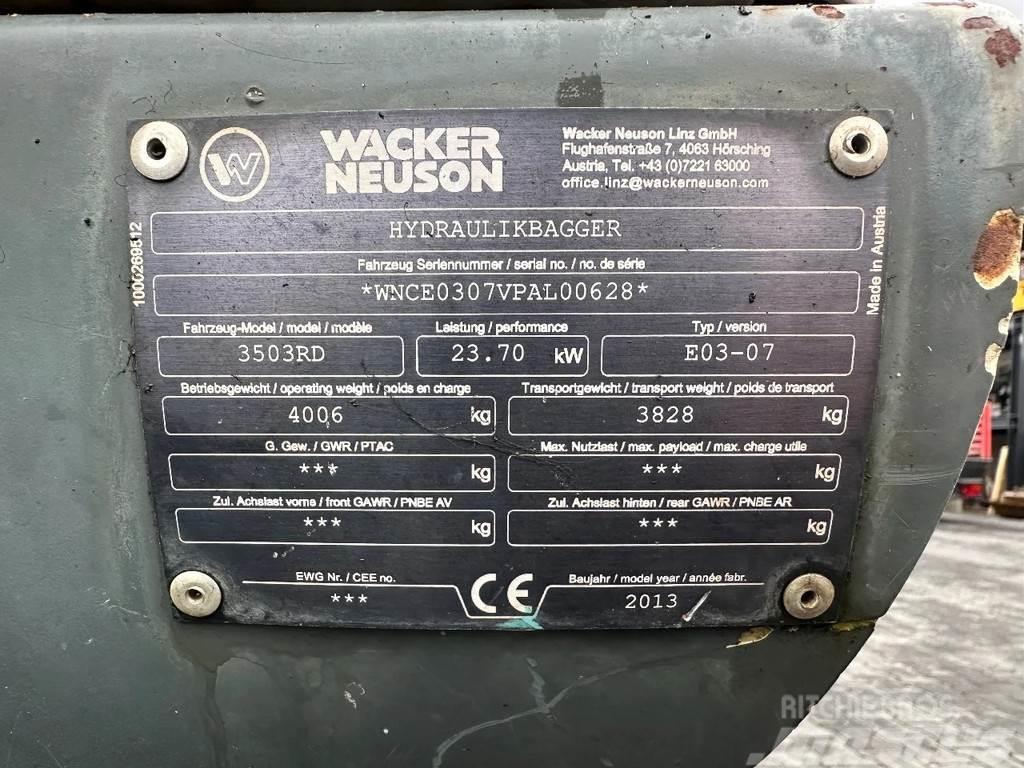 Wacker Neuson 3503 RD Minigravere <7t