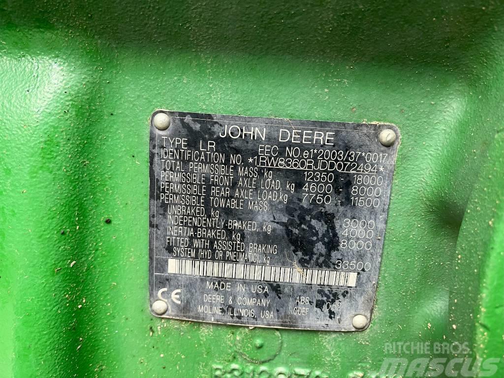 John Deere 8360 R Traktorer