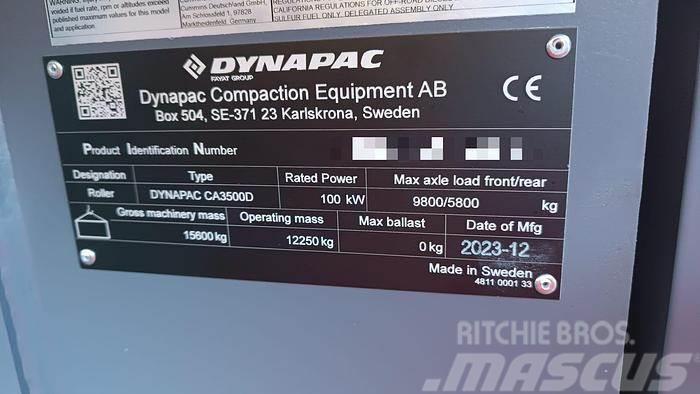 Dynapac CA3500D Andre Jordforbedrings maskiner og ekstrautstyr