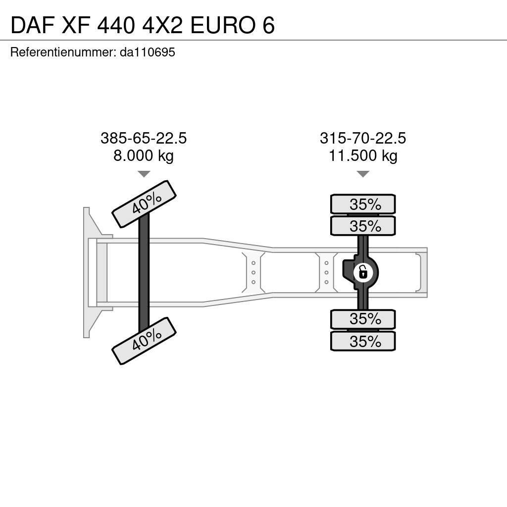 DAF XF 440 4X2 EURO 6 Trekkvogner