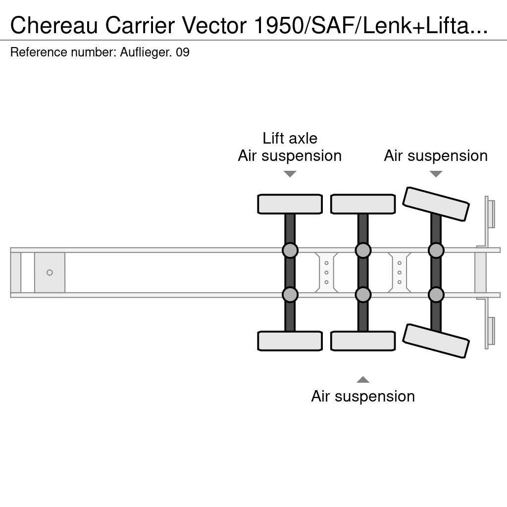 Chereau Carrier Vector 1950/SAF/Lenk+Liftachse/LBW Frysetrailer Semi