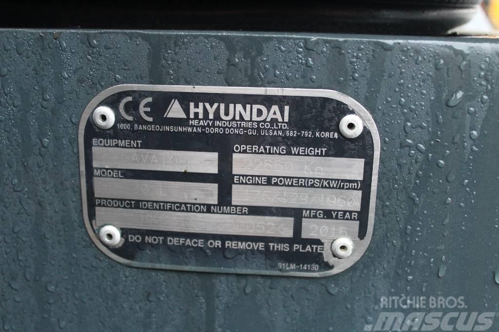 Hyundai HX 220 L / Pyörittäjä, Leica 3D, Rasvari, Lämmitin Beltegraver