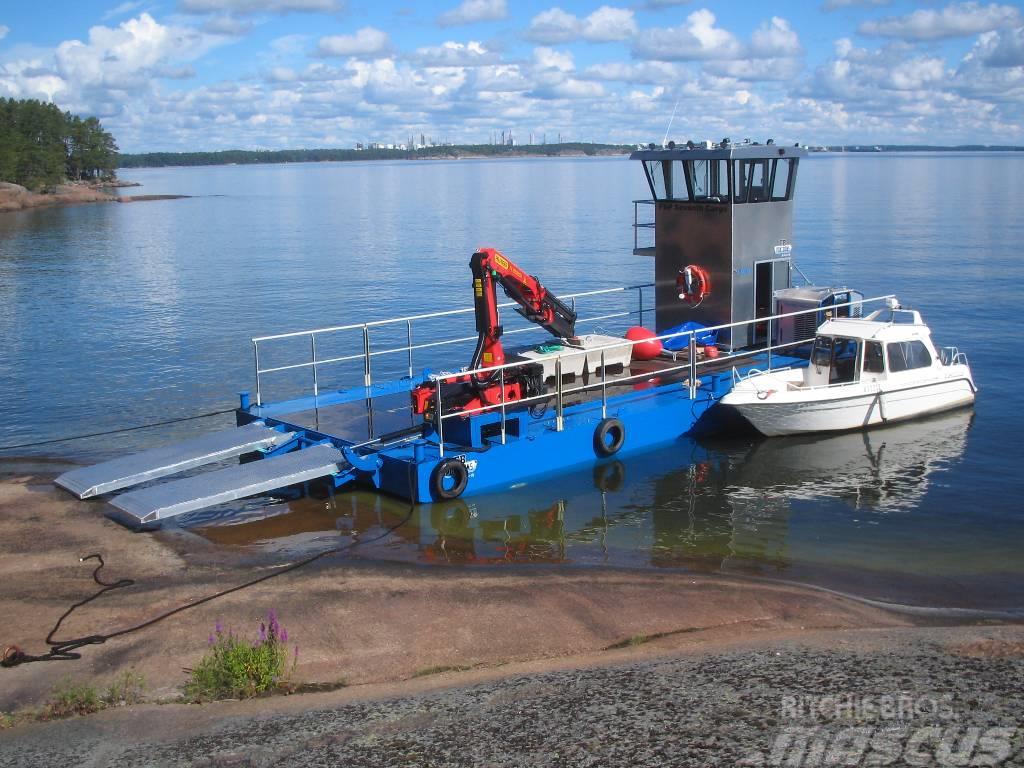  FB Pontoons transport ship Arbeidsbåter, lektere og pontonger