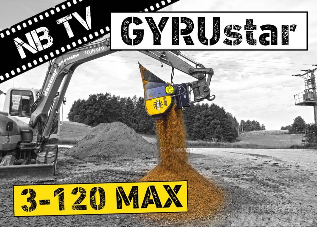 Gyru-Star 3-120MAX | Sieblöffel für Bagger & Lader Sorteringsskuffer