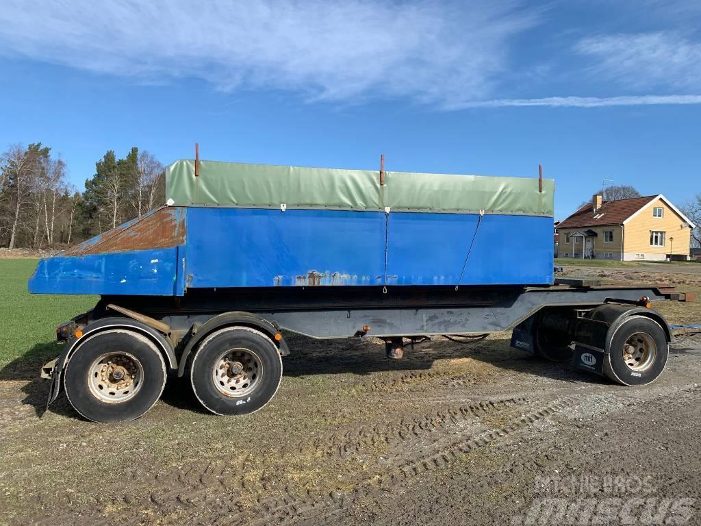 Kilafors Lastväxlarvagn 19 ton med tipp Kilafors Lastväxlar Demonterbare semi-trailere