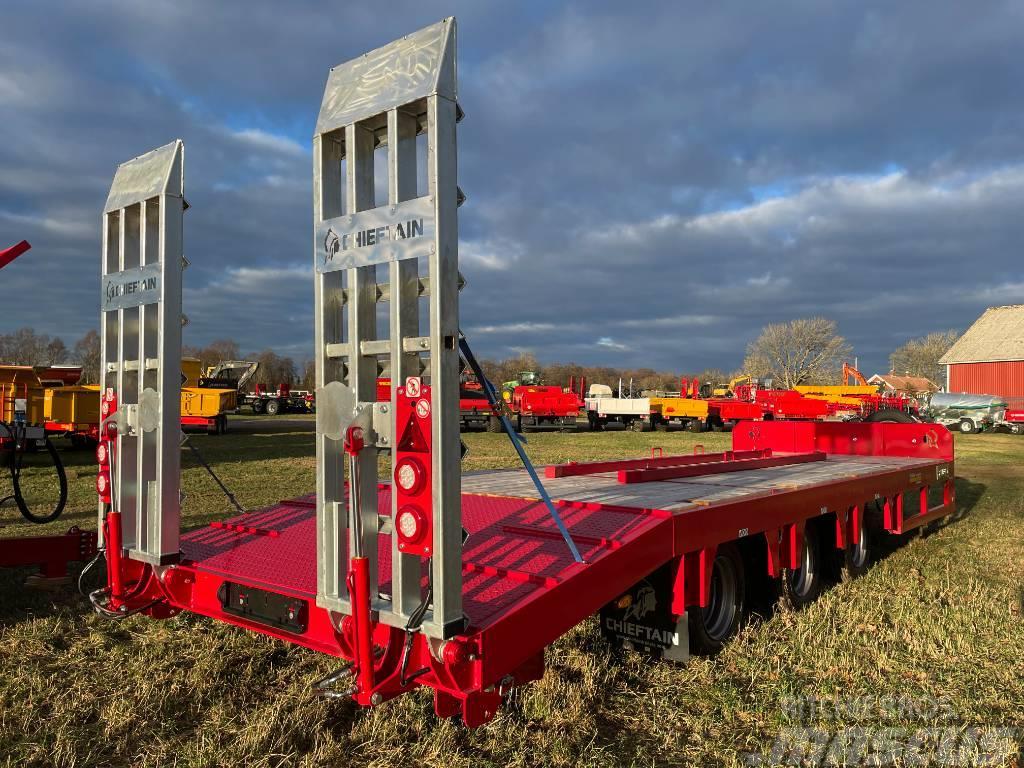 Chieftain 3-axl Maskintransportkärra traktor 24 ton Andre semitrailere