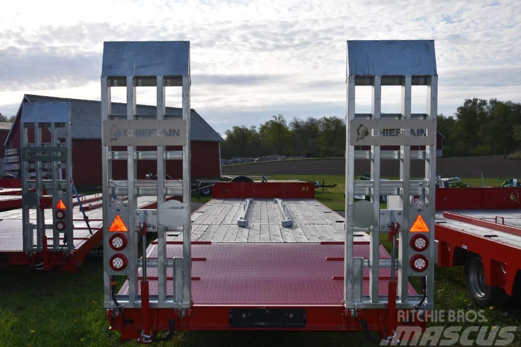Chieftain 3-axl Maskintransportkärra traktor 24 ton Andre semitrailere